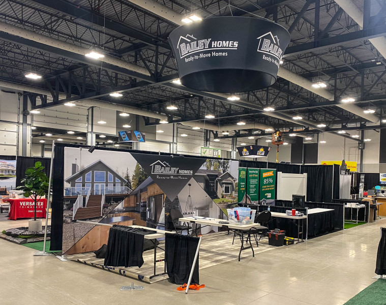 Setting up for the 2022 Regina Home Show!