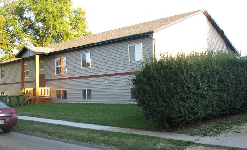 Commercial work built an eight-plex in Portage la Prairie.