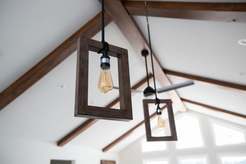 Island pendant lights.