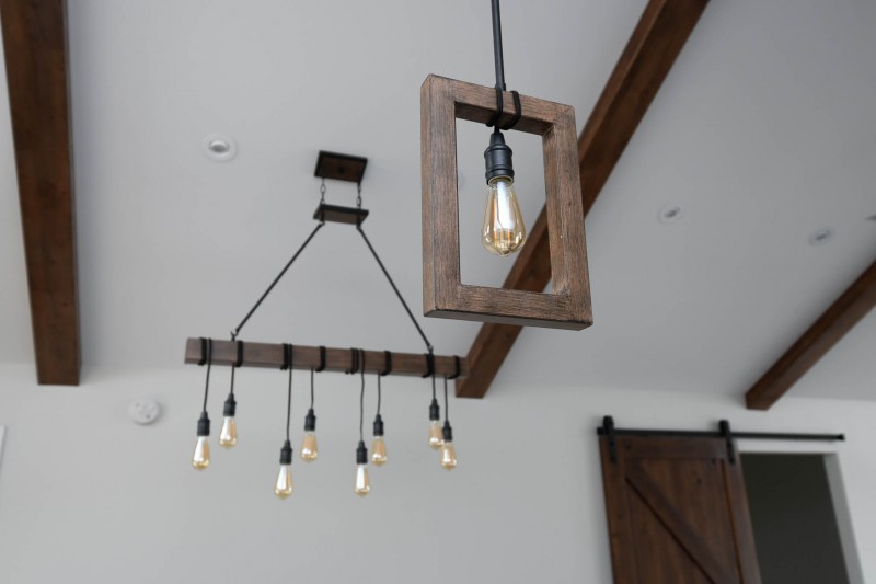 From island pendant light to dining room light.