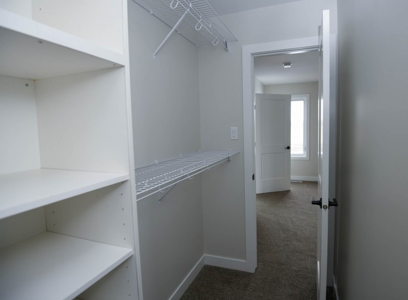 Master bedroom walk-in closet.