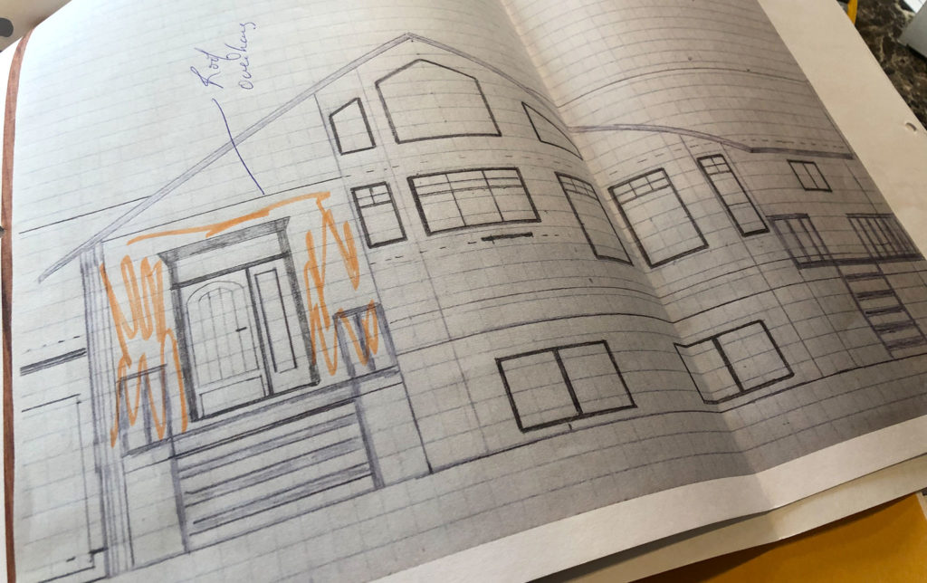 From Rough Drawing to a New Home