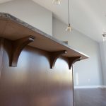 Kitchen bar top brackets.